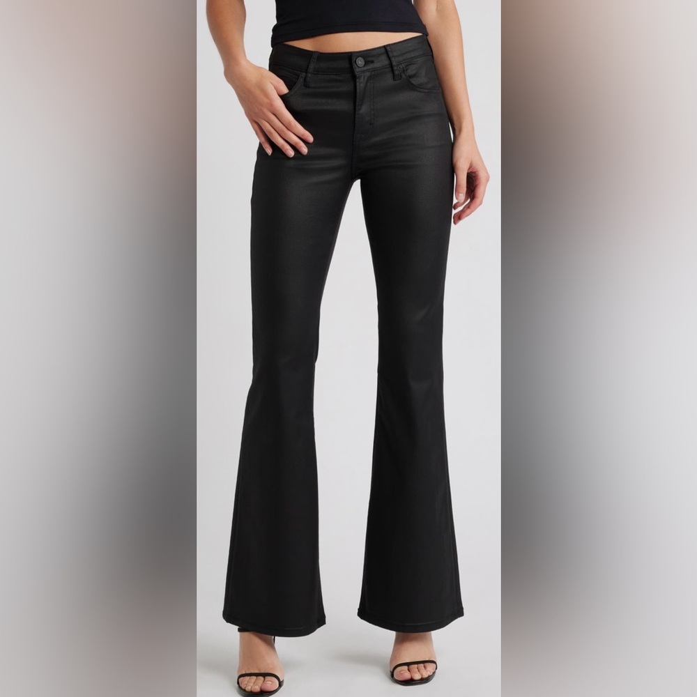 Women’s Hidden brand NWT Black with Glaze sheen Jeans size 26 NWT